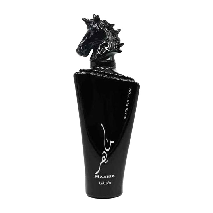 Maahir Black Edition - Lattafa, Unisex, Apa de parfum, 100 ml