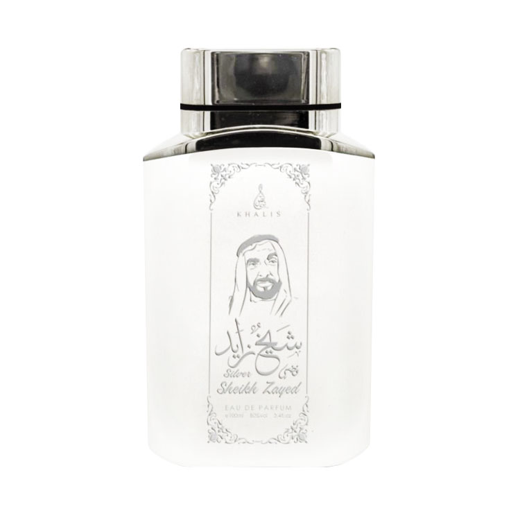 Sheikh Zayed Silver - Khalis, Unisex, Apa de parfum, 100 ml