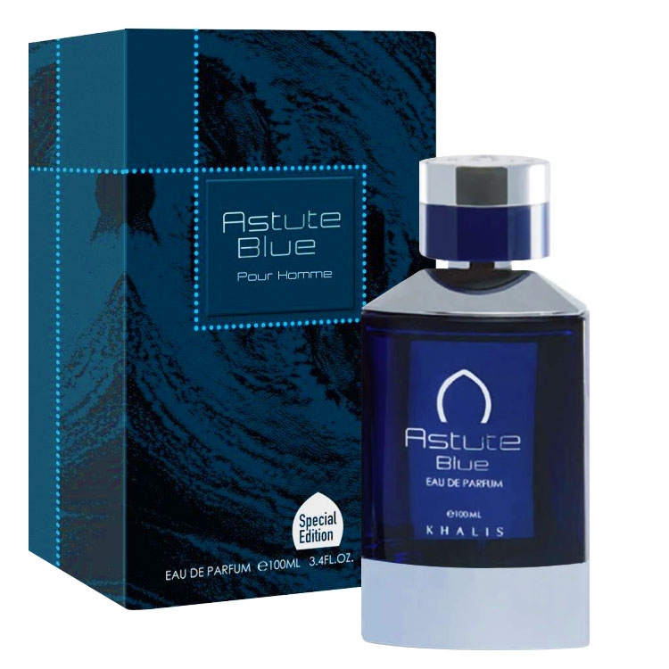 Astute Blue - Khalis, Barbatesc, Apa de parfum, 100 ml