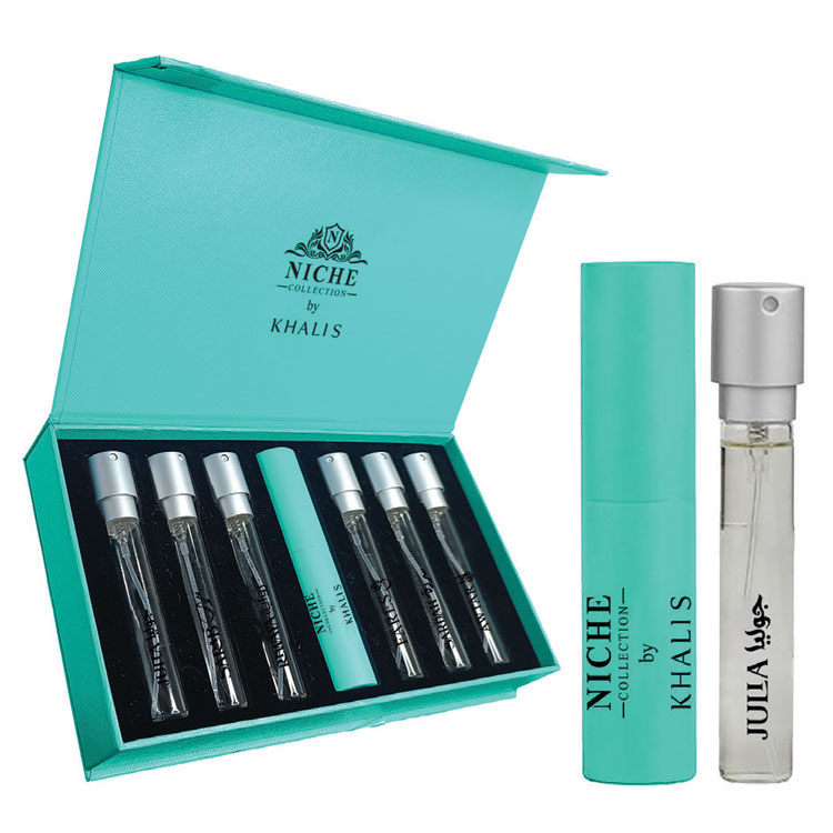 SET - Turquoise Niche Discovery - Khalis, Apa de Parfum, 6 x 10ML
